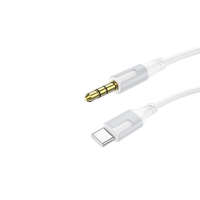 Borofone BOROFONE BL19 CREATOR AUX (USB TYPE-C/JACK) KÁBEL 1 MÉTER (DAC) FEHÉR