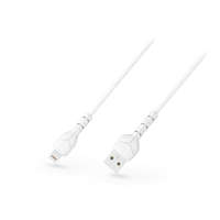 Devia USB - Lightning adat- és töltőkábel 1 m-es vezetékkel - Devia Kintone Cable V2 Series for Lightning - 5V/2.1A - white - ECO csomagolás