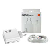 Xiaomi Xiaomi BHR07ZBEU gyári hálózati fehér gyors (HyperCharge) töltőfej 6.1A 90W Dobozos