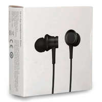 Xiaomi Xiaomi Mi In-Ear ZBW4354TY fekete 3,5mm jack gyári sztereo headset Dobozos