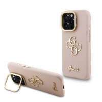 Guess Guess PU Grained 4G Stand Apple iPhone 17 Pro (6.3) hátlapvédő tok pink (GUHCP17LPCS4GSP)