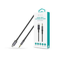 Devia Devia iPure Series Lightning/AUX 3,5 mm audió adapter - fekete