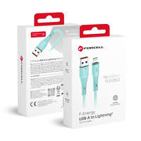 Forcell Forcell F-Energy 2.4A 12W Szilikon USB A - Lightning kábel 1 m C343 kék