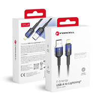 Forcell Forcell F-Energy USB A - Lightning kábel 2.4A 12W Gradient 1 m C353 fekete