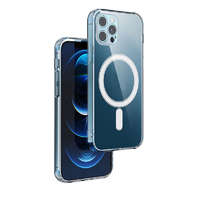 Apple Anti - Shock Mag case Apple iPhone 17 Pro (6.3) ütésálló, átlátszó kameravédős szilikon tok