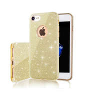 Apple Glitter (3in1) - Apple iPhone 7 / 8 / SE2 / SE3 (4.7) arany szilikon tok