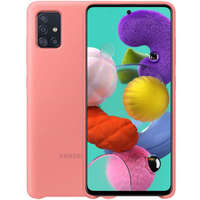 Samsung Samsung A715 Galaxy A71 (2020) gyári pink hátlapvédő szilikon tok (EF-PA715)