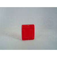  Hátsó lámpa búra piros (féklámpaegység 140x116mm) (0C8U)