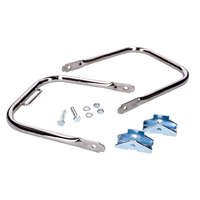 Motomotors Krómozott hátsó csomagtartó tartókeret készlet (rövid) - Simson S50, S51, S70