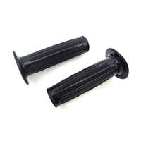 Fekete markolat szett, belső átmérő 24/24mm, hossza kb. 105mm, szín Zündapp Bergsteiger, ZR, ZD, Super Combinette, Kreidler Florett, Flory, Hercules Prima, Puch, KTM, DKW, Rixe, Miele mofa, moped számára