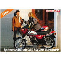 GTS 50 színes prospektus DIN A4, 2 oldal