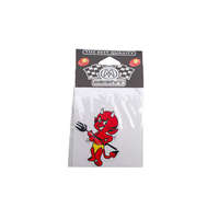 Meryt matrica ''Kis vörös ördög háromágú szigonnyal'' (8x8,5cm)