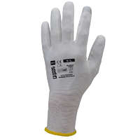 COVERGUARD Eurolite p400 tenyerén mártott fehér pa védőkesztyű