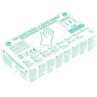 Euro Protection Nitril zöld púder nélküli vizsgáló kesztyű 5956-62