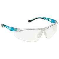 Euro Protection Skylux - víztiszta karcmentes védőszemüveg v.kék szárral