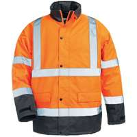 Euro Protection Roadway narancs/kék pes kabát (HV narancs/kék, XL)