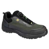 Portwest Portwest FE05 Girder Composite munkavédelmi cipő S3S ESD SR FO (fekete/zöld, 38)