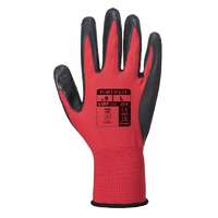 Portwest A174 - Flex Grip Latex Glove mártott munkavédelmi kesztyű (piros/fekete, 9/L)