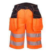 Portwest PW3 Hi-Vis Holster rövidnadrág (narancs/fekete, 40)