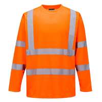 Portwest Hi-Vis hosszú ujjú póló (narancs, XXXL)