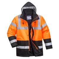 Portwest Kéttónusú Traffic kabát (narancs/fekete, M)
