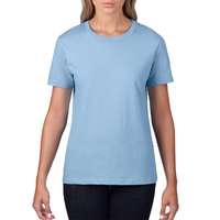 GILDAN Premium Cotton® női póló (light blue, M)