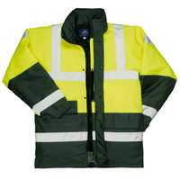Portwest Kontraszt Traffic kabát (sárga/zöld, M)
