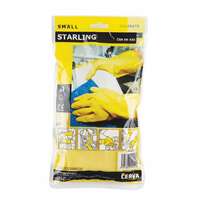 Cerva STARLING háztartási latex kesztyű (sárga*, 7)