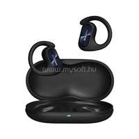 1MORE FIT SE OPEN bluetooth fülhallgató SZTEREO (v5.3, TWS, mikrofon, IPX5, fülre akasztható + töltőtok) FEKETE (EF606-BLACK)