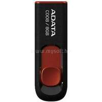 ADATA C008 Pendrive 8GB USB2.0 (fekete-piros) (AC008-8G-RKD)