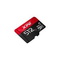 ADATA MicroSDXC memóriakártya 512GB, Class10, UHS-I, gamer (AUSDX512GUI3XPGA2-R)