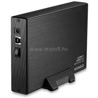 AXAGON EE35-XA3 USB 3.0 fekete külső alumínium 3,5" HDD ház (EE35-XA3)