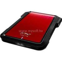 ADATA SSD/HDD EX500 piros külső (USB 3.1)ház (AEX500U3-CRD)
