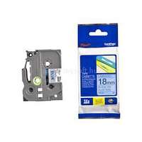 BROTHER Festékszalag TZe-541, Kék alapon Fekete, Laminált, 18mm 0.7", 8 méter (TZE541)