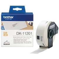 BROTHER DK-11201 fehér alapon fekete címke tekercsben 29mm x 90mm (400 címke/tekercs) (DK11201)