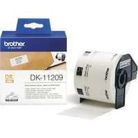 BROTHER DK-11209 fehér alapon fekete címke tekercsben 29mm x 62mm (800 címke/tekercs) (DK11209)