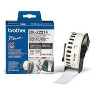 BROTHER DK-22212 fehér alapon fekete folytonos papír címke tekercsben 12mm (30.48m) (DK22214)
