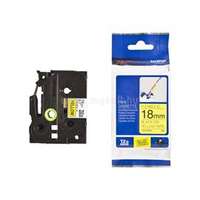 BROTHER Festékszalag TZe-FX641, Sárga alapon Fekete, Flexibilis, 18mm 0.7", 8 méter (TZEFX641)