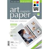 COLORWAY Fotópapír, ART series, fényes hűtőmágnes (ART glossy "magnetic"), 690 g/m2, A4, 5 lap (PGA690005MA4)