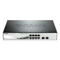 D-LINK 8-port 10/100/1000 Gigabit PoE Smart Switch including 2 Combo 1000BaseT/SFP (DGS-1210-08P)