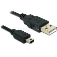 DELOCK 0,7 méter USB 2.0-A > USB mini-B 5 pin apa/apa kábel (DL82396)