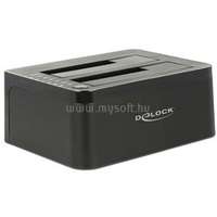 DELOCK HDD Dual Docking Station SATA > USB 3.0 with Clone Function (DL62661)