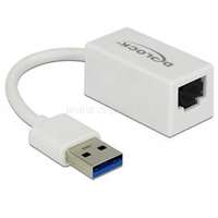 DELOCK USB 3.0 to Gigabit LAN kompakt, fehér (DL65905)