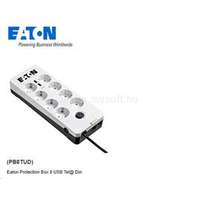 EATON ProtectionBox 8, 8×DIN túlfesz-védő aljzat + 2xUSB +RJ45 (PB8TUD)
