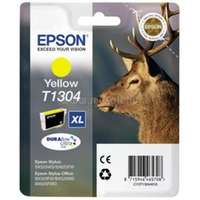 EPSON T1304 XL Eredeti sárga Szarvas DURABrite Ultra extra nagy kapacitású tintapatron (10,1 ml) (C13T13044012)