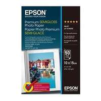 EPSON Félfényes Fotópapír 10x15, 50lap, 251g (C13S041765)
