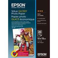 EPSON 10x15 Gazdaságos Fényes Fotópapír 20 Lap 183g (C13S400037)