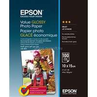 EPSON 10x15 Gazdaságos Fényes Fotópapír 100 Lap 183g (C13S400039)