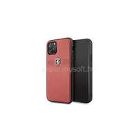 FERRARI Off Track iPhone 11 Pro piros szemcsés bőrtok (FEOBAHCN58RE)