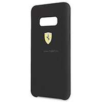 FERRARI Samsung S10 Lite SF szilikon fekete tok (FESSIHCS10LBK)